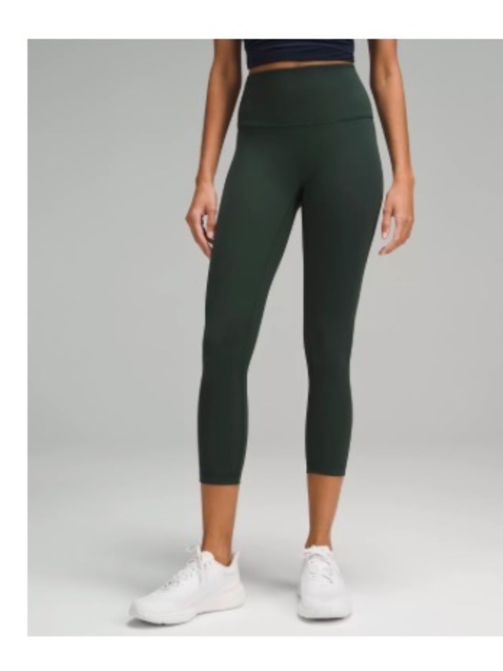 Size 6 Lululemon Wunder train high rise crop 23 inch